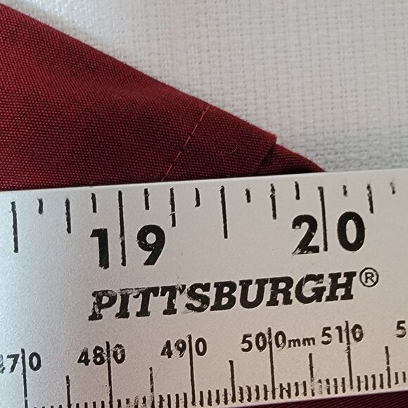 Concept Claiborne Mens Dress Shirt Button Down Long Sleeve Sz15.5 34/35 Burgundy - Picture 6 of 11